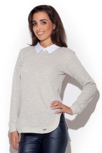 Sweter Damski Model K226 Light Grey