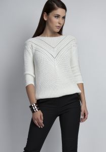 Sweter Damski Model Penny SWE041 Ecru