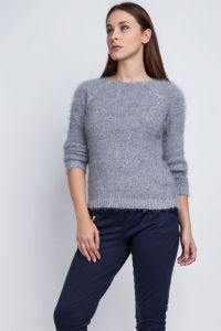 Sweter Damski Model Monique SWE 058 Grey