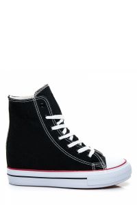 TRAMPKI HIGH TOP A`LA CONVERSY Czarny