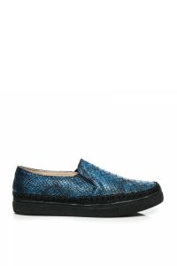 SLIP ONY SNAKE PRINT Niebieski