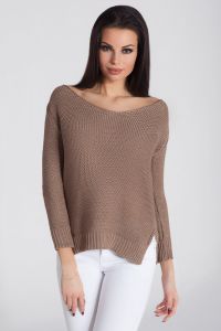 Sweter Damski Model F268 Cappuccino