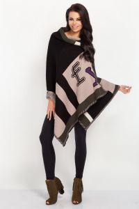 Poncho F218 Oliwka