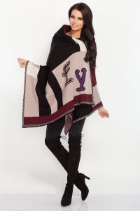 Poncho F218 Bordo