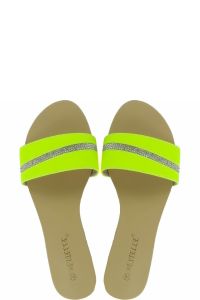 Klapki Model KBA389 Yellow Fluo