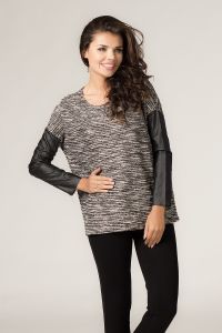 Sweter Model 590045 Black-White