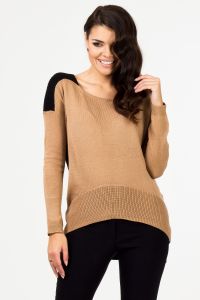 Sweter Model 430309 Black/Beige