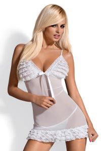 Komplet Model Madame chemise White