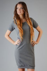 Sukienka Model Amanda 7 Dark Grey