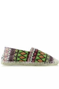 Espadryle Model KBS-222-4 Green 4 Multicolor