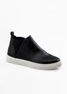 -20% SALE Wężowe botki slip on gumka